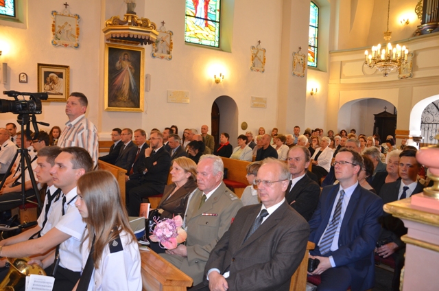 Uczestnicy Mszy św. w intencji ś.p. Władysława Rubacha
