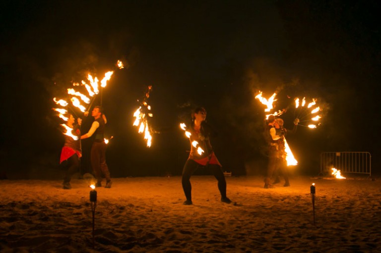 Pokaz teatru ognia LASCAR Fire & show