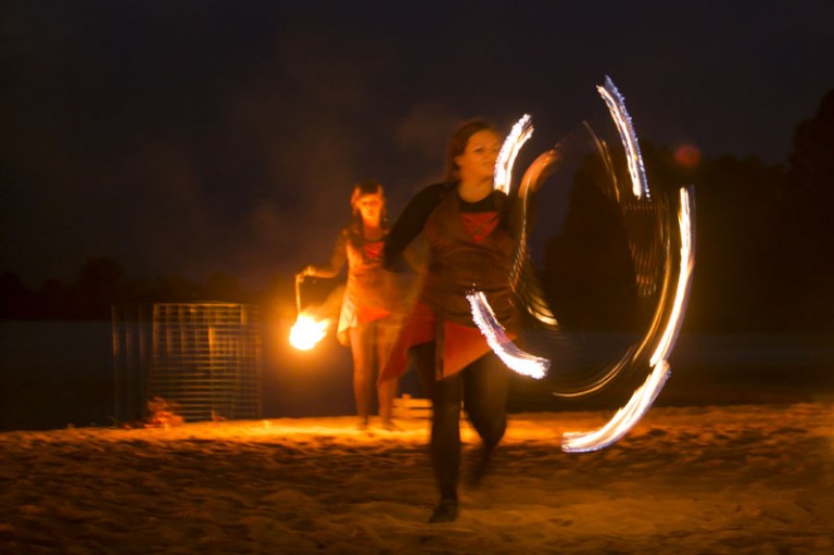 Pokaz teatru ognia LASCAR Fire & show