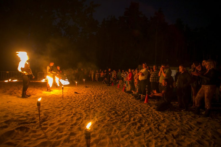 Pokaz teatru ognia LASCAR Fire & show