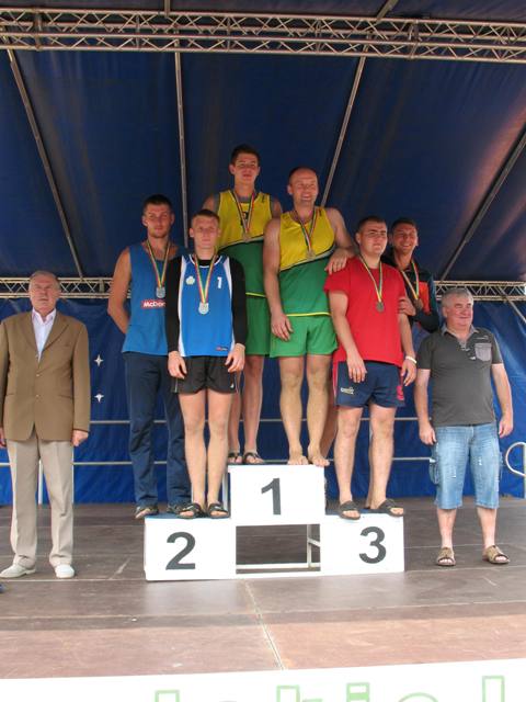 II miejsce w piłce siatkowej mężczyzn