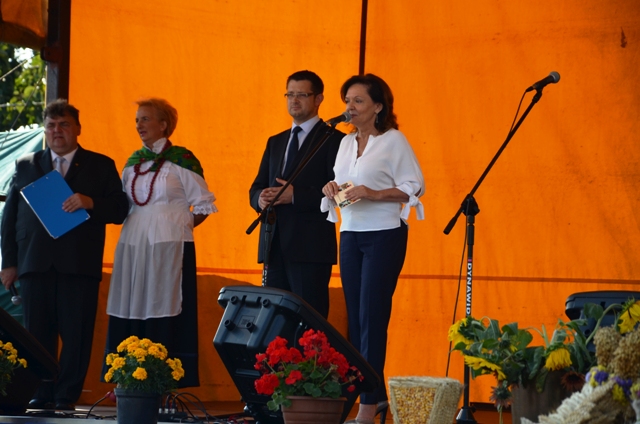 Małgorzata Waszak Starosta Koniński, Mariusz Zaborowski Burmistrz Miasta i Gminy Ślesin