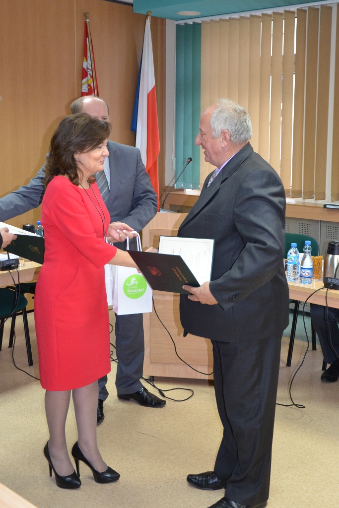 Podziękowania dla radnego Tadeusza Jaroszewskiego