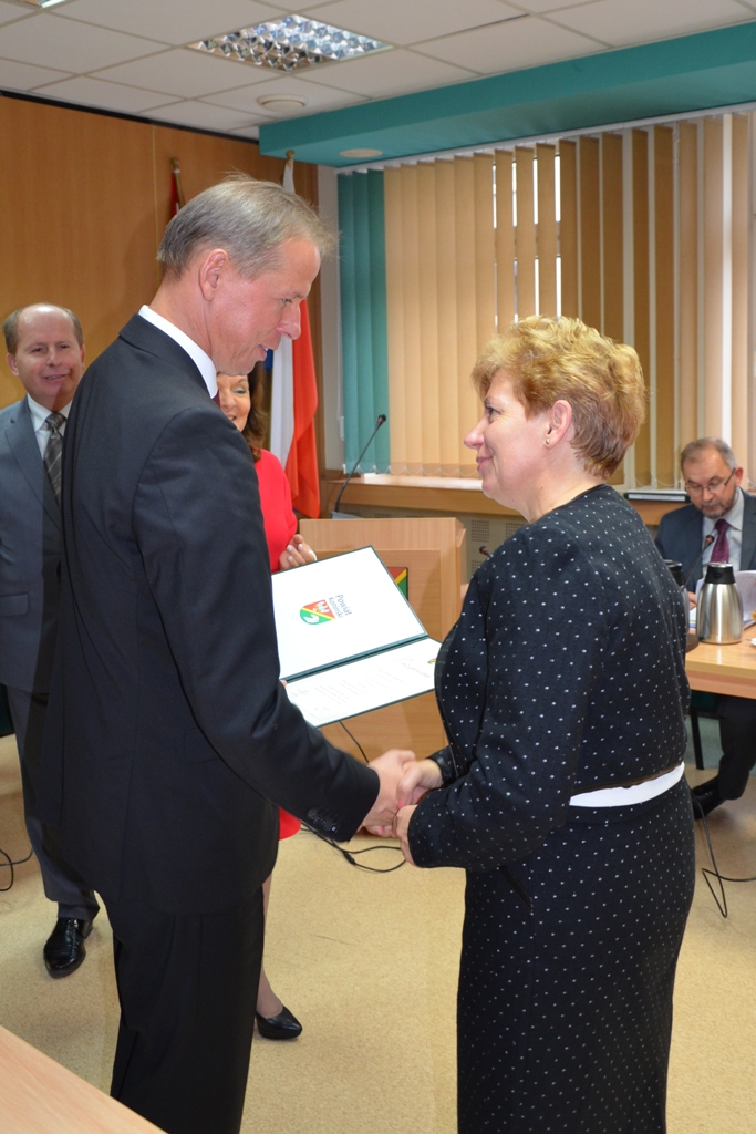 Podziękowania dla radnej Haliny Lenartowicz