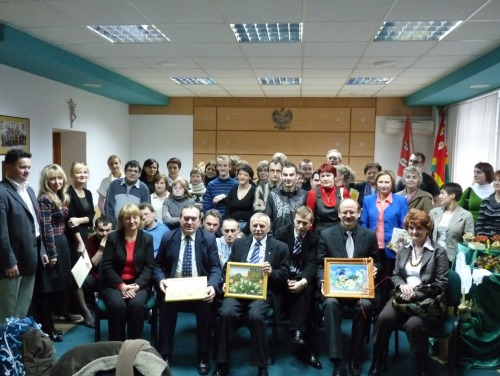 Konferencja prasowa poświęcona Zakładowi Aktywności Zawodowej w Posadzie