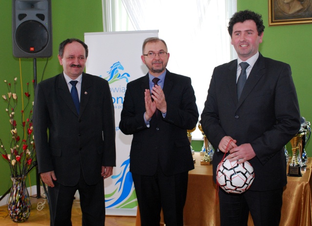 Mirosław Durczyński - Przewodniczący Komisji Statutowo-Regulaminowej, Andrzej Nowak - Wicestarosta K