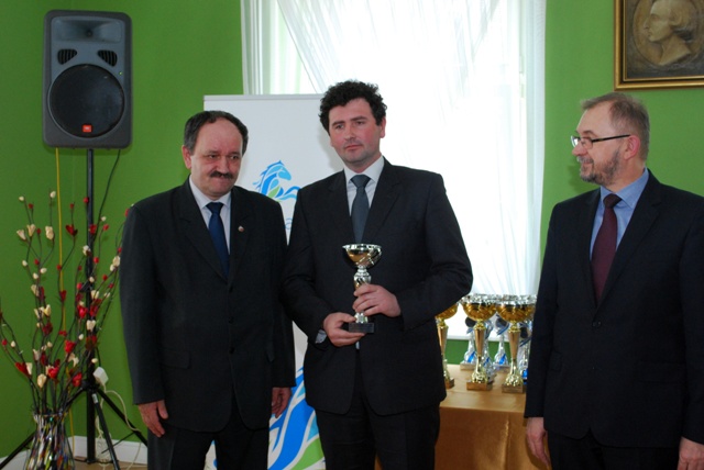 Mirosław Durczyński - Przewodniczący Komisji Statutowo-Regulaminowej, Sławomir Woźniak oraz Andrzej