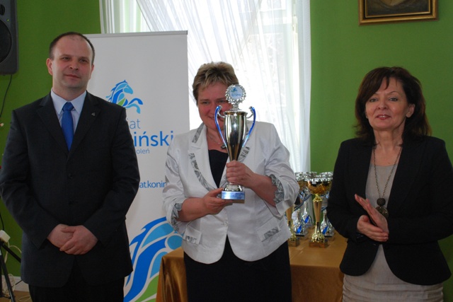 Waldemar Marciniak - Przewodniczący Komisji Rozwoju i Infrastruktury, Anna Matczak-Gaji oraz Małgorz