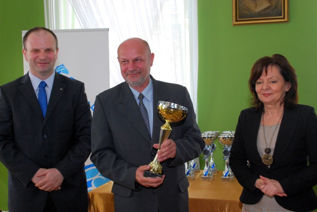 Waldemar Marciniak - Przewodniczący Komisji Rozwoju i Infrastruktury, Marek Wiśniewski oraz Małgorza