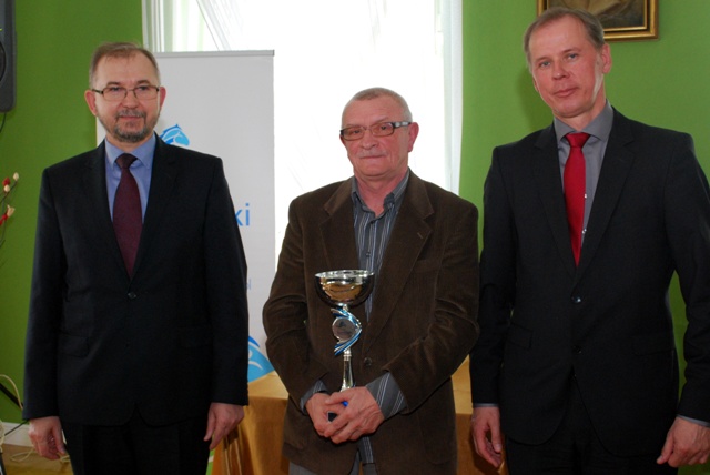 Andrzej Nowak - Wicestarosta Koniński, Andrzej Sieradzki oraz Janusz Stankiewicz Przewodniczący Rad