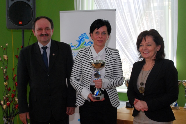 Mirosław Durczyński - Przewodniczący Komisji Statutowo-Regulaminowej, Marietta Putz oraz Małgorzat