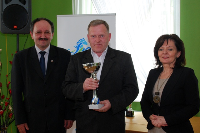 Mirosław Durczyński - Przewodniczący Komisji Statutowo-Regulaminowej, Alojzy Kaczmarczyk, oraz Mał