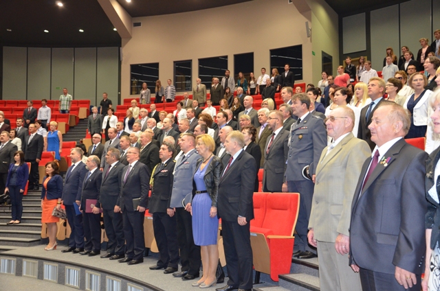 Uroczysta wspólna sesja Rady Miasta Konina i Rady Powiatu Konińskiego