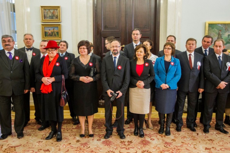 Uczestnicy konkursu na najciekawsze Obchody 150. rocznicy Powstania Styczniowego