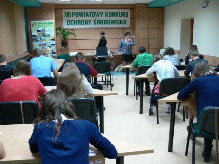 Uczestnicy pisemnego etapu konkursu