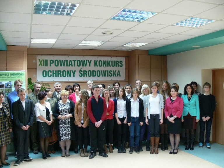 Uczestnicy XIII Powiatowego Finału Konkursu Ochrony Środowiska