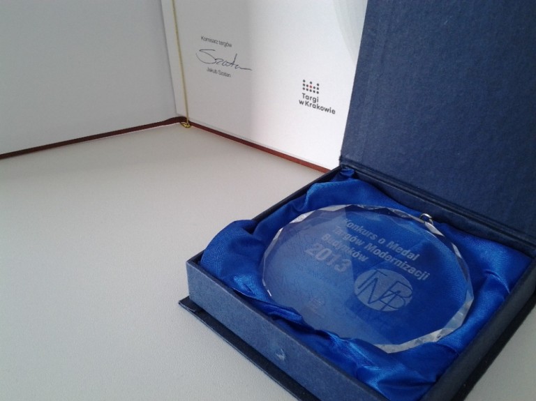 NUVARRO nagrodzona Medalem Targów Modernizacji Budynków 2013