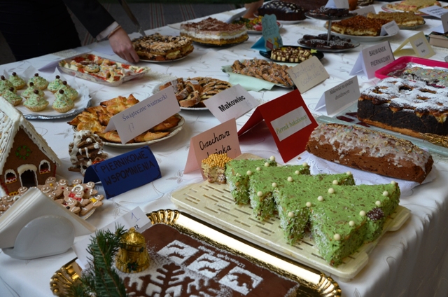 Wypieki świąteczne przygotowane przez uczestników konkursu