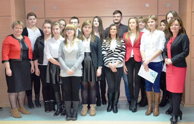 Stypendyści Zespołu Szkól Ekonomiczno-Usługowych w Żychlinie