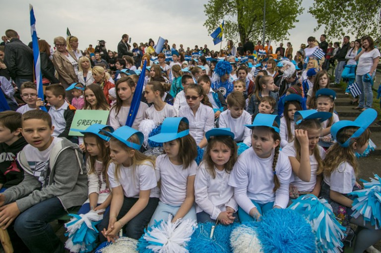 Uczestnicy eurofestynu