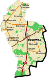 Mapa Gminy Rychwał