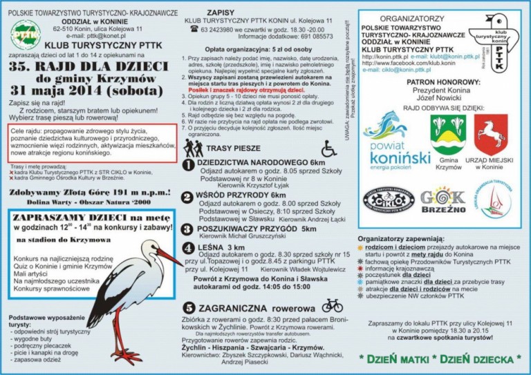 35. Rajd dla dzieci