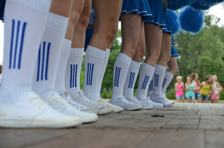 Cheerleaderki z zespołu EL DANCE z Brudzewa