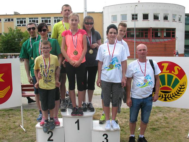 III miejsce w kankurencjach rodzinnych