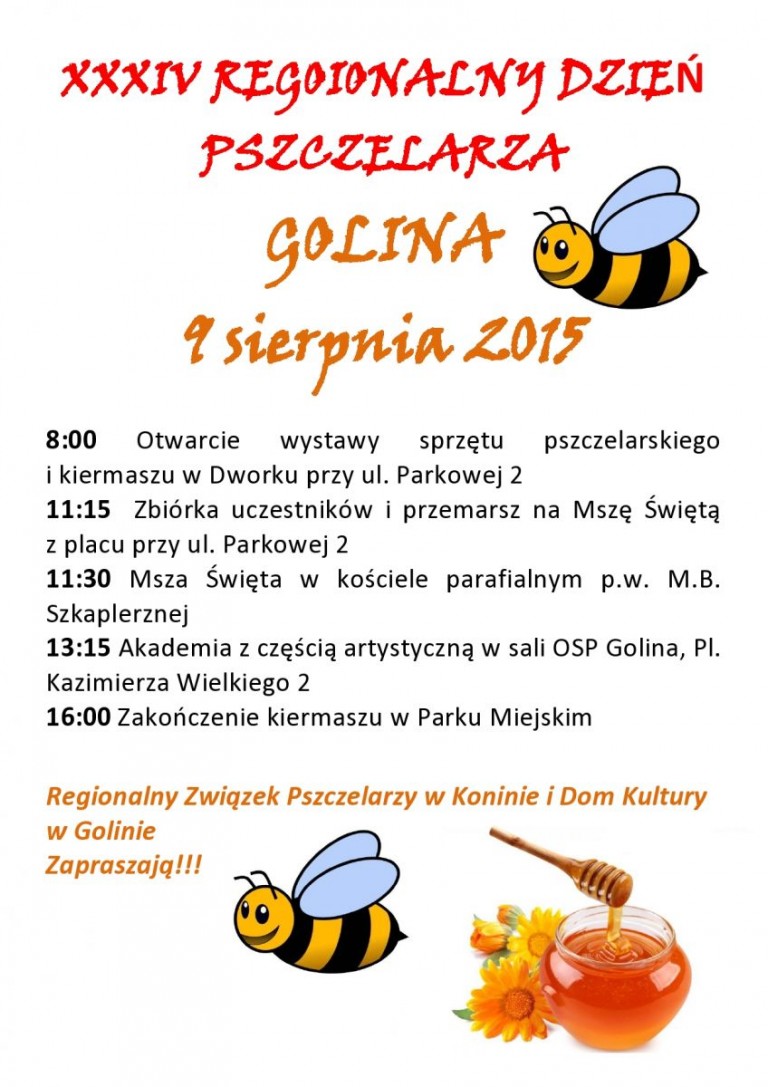 Regionalny Dzień Pszczelarza