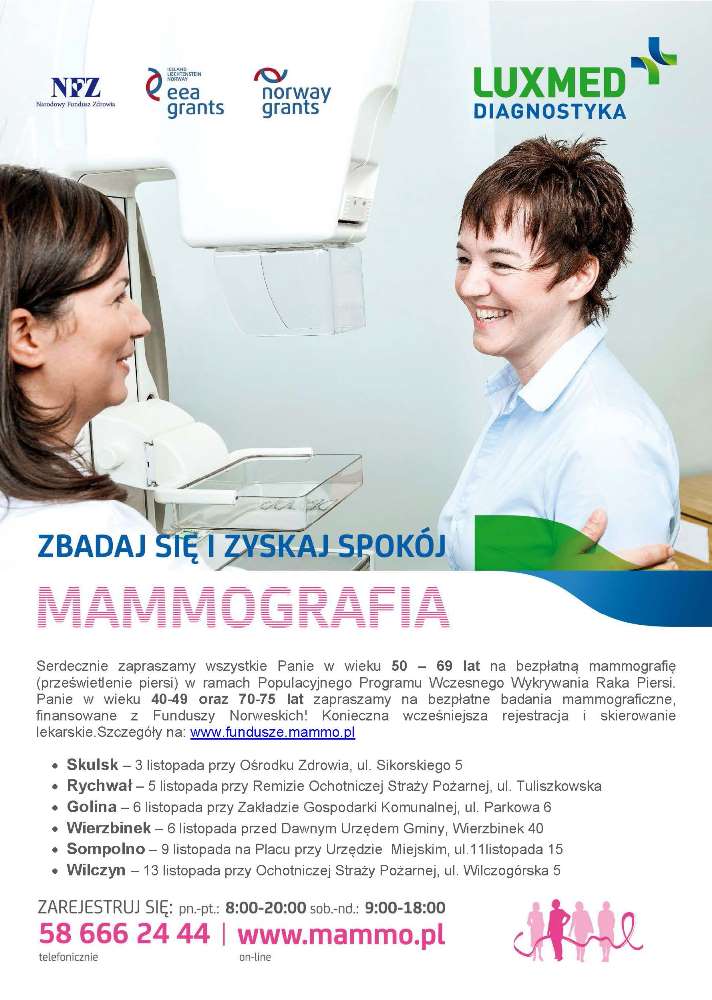 Bezpłatna mammografia