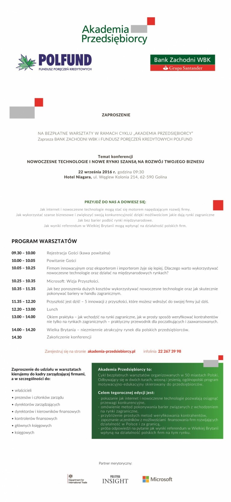 Akademia Przedsiębiorcy 2016
