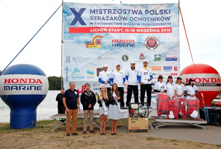 Konkurencję specjalną Water Fighters wygrali strażacy ratownicy z OSP Kuligów (woj. mazowieckie)