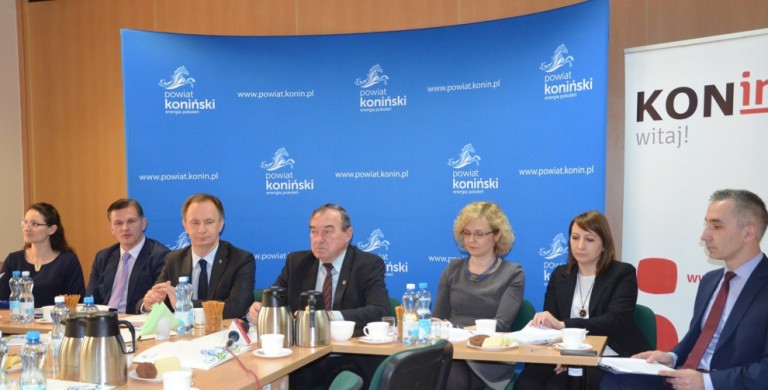 Konferencja prasowa Starosty Konińskiego