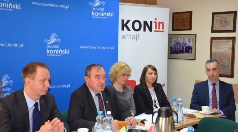 Konferencja prasowa Starosty Konińskiego