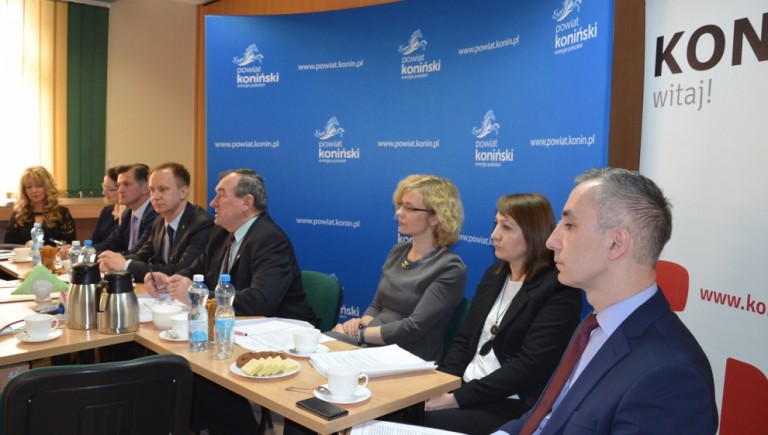 Konferencja prasowa Starosty Konińskiego