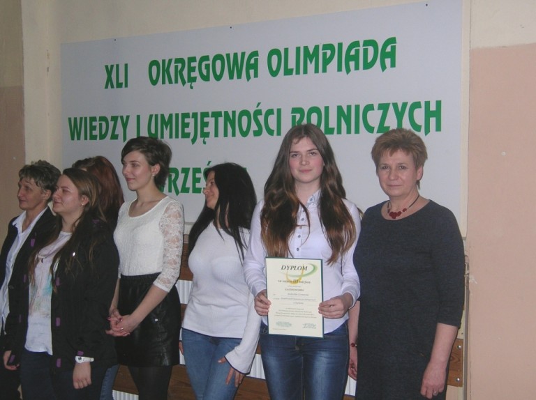 Andżelika Gronostaj w finale Olimpiady Wiedzy i Umiejętności Rolniczych