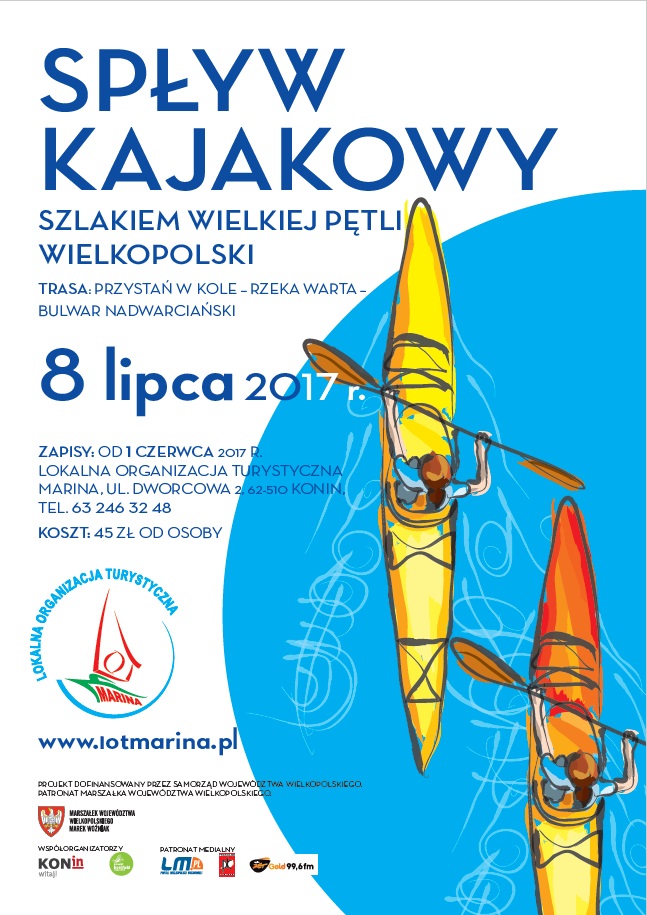 Spływ kajakowy "Szlakiem Wielkiej Pętli Wielkopolski"