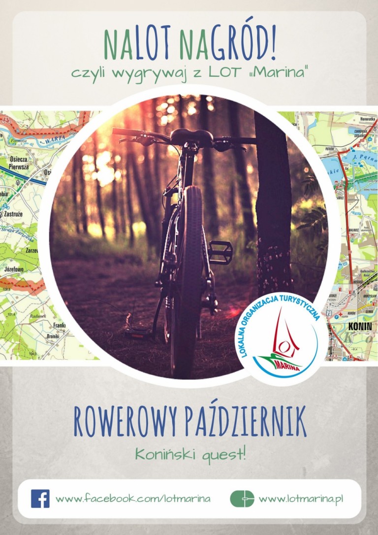 Rowerowy październik – Koniński quest z LOT Marina