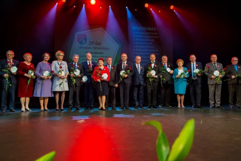 Gala 20-lecia Powiatu Konińskiego