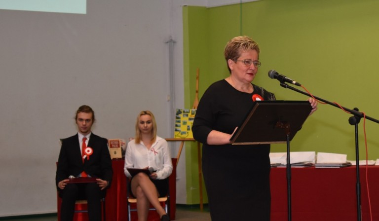 Obchody 100 Lat Niepodległości w ZSEU w Żychlinie