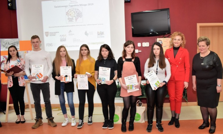 Podsumowanie Światowego Tygodnia Mózgu 2019 w ZSEU w Żychlinie