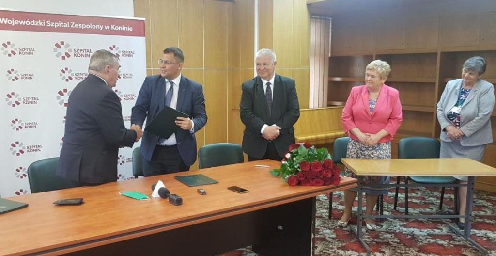 Powiat koniński wspiera szpital