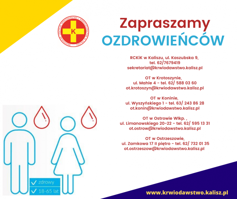 Pilnie potrzebne osocze