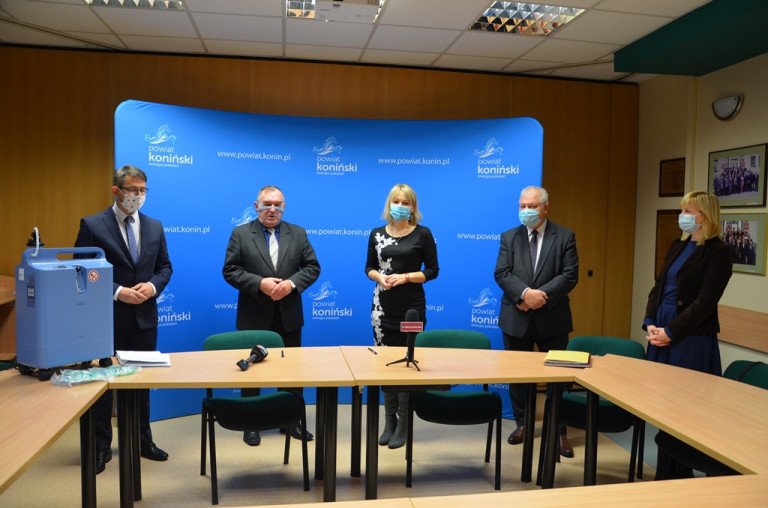 Powiat koniński przekazał koncentrator tlenu dla Hospicjum w Licheniu
