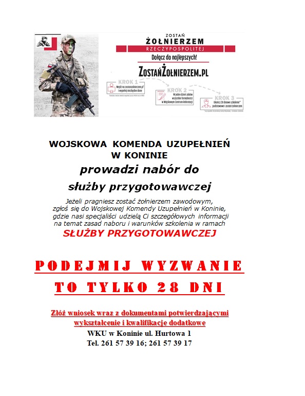 Nabór do służby przygotowawczej  2021