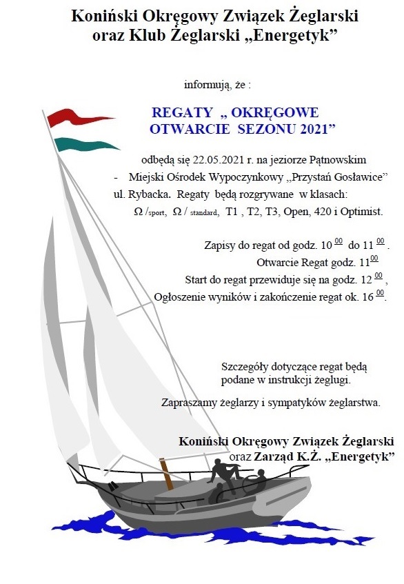 Zapraszamy na regaty 
