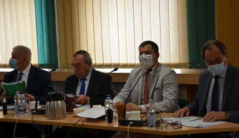 Z XXIII sesji Rady Powiatu Konińskiego - Wicestarosta i Starosta Koniński, Sekretarz, Skarbnik