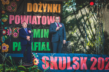 Dożynki 2021 - Wójt Gminy Skulsk Andrzej Operacz