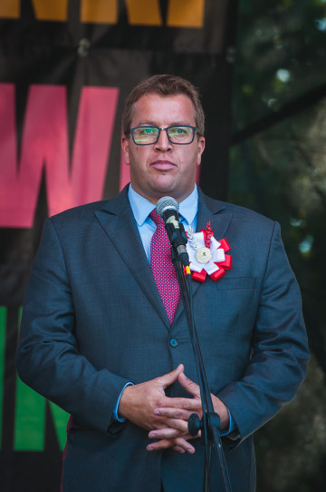 Dożynki 2021 - Wójt Gminy Skulsk Andrzej Operacz