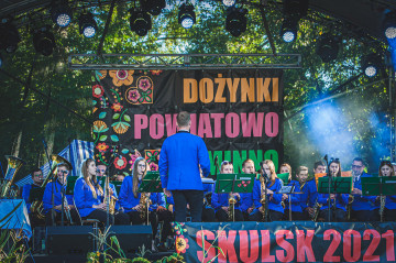 Dożynki 2021 - Gminna Orkiestra Dęta ze Skulska